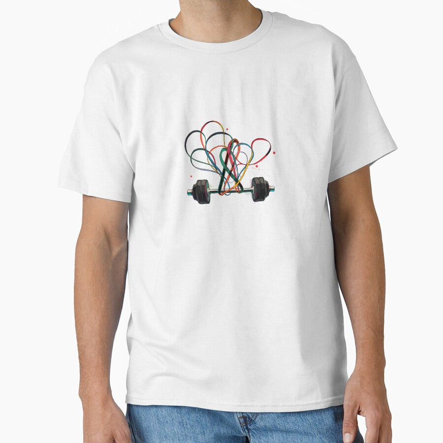 Barbell Tape - Gym Shirt Design Classic T-Shirt