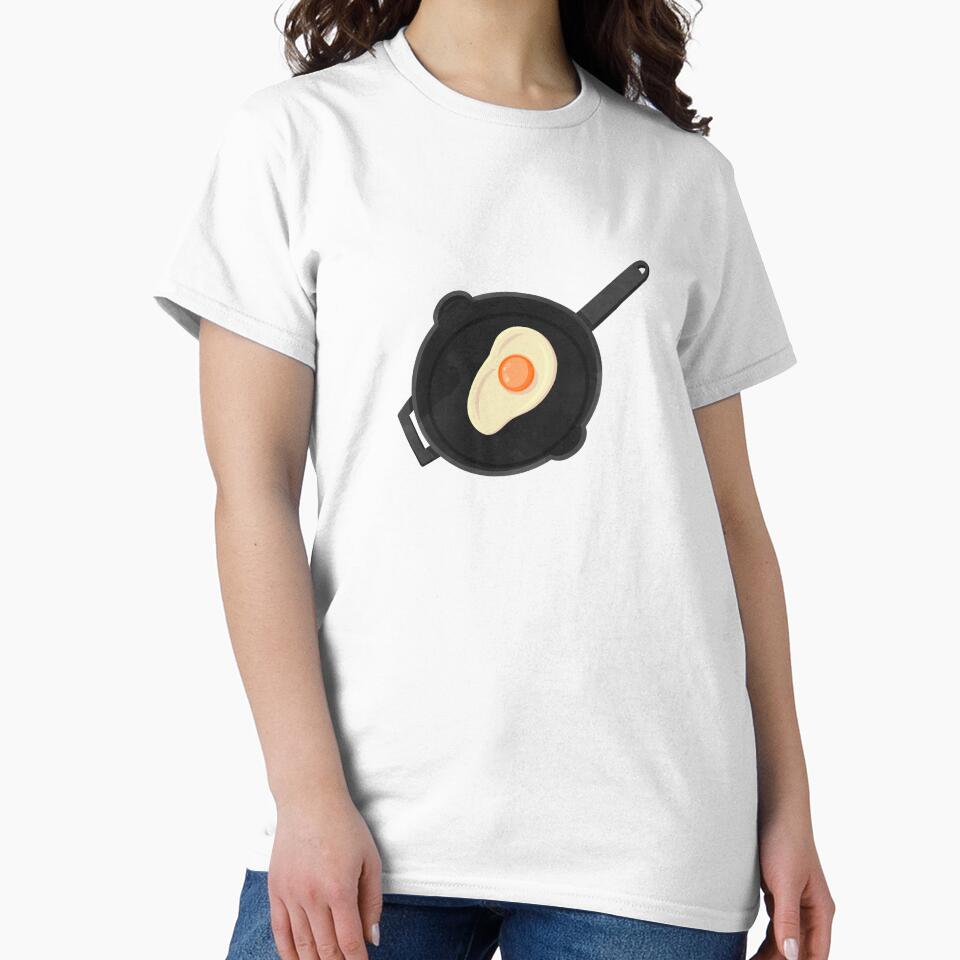 Cast Iron Skillet with Fried Egg Classic T-Shirt
